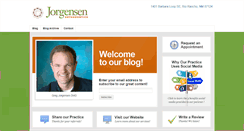 Desktop Screenshot of jorgensenorthodonticsblog.com